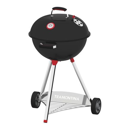 Churrasqueira a Carvão TCP-560L Tramontina em Aço Esmaltado com Grelha e Utensílios em Aço Inox