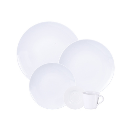 Aparelho de Jantar Tramontina Leonora em Porcelana 20 Peças